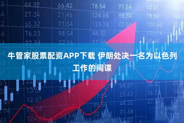牛管家股票配资APP下载 伊朗处决一名为以色列工作的间谍
