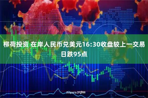 柳荷投资 在岸人民币兑美元16:30收盘较上一交易日跌95点