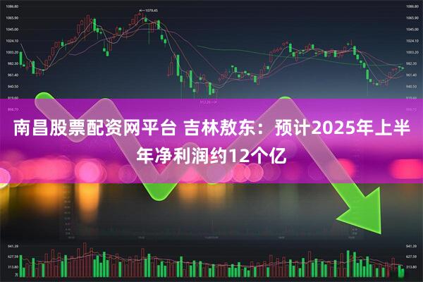 南昌股票配资网平台 吉林敖东：预计2025年上半年净利润约12个亿